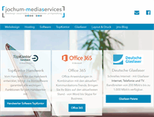 Tablet Screenshot of jochum-mediaservices.de